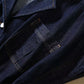 Robe en jean à revers, simple boutonnage, manches courtes, dégradé de couleurs, tendance, taille ajustée