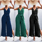 Women's Clothing New Sale V-neck Strap Split Jumpsuit