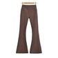 Thickened Sanded Fabric Yoga Bell-bottom Pants Women