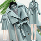 Women's New Small Mid-length Windbreaker Jacket