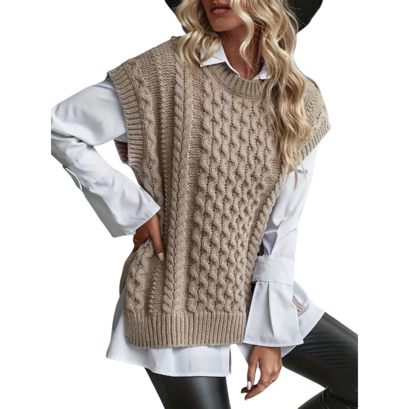 Knitted Fashion Camisole Plus Size Knitwear