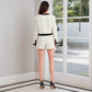 Women's Button-up Cardigan Top And Shorts Set