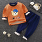 Children's Thermal Underwear Set Plus Velvet Thickening