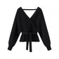 Fashion Pullover Women's V-neck Sweater