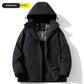 Winter Cotton-padded Coat Shell Jacket Fleece-lined Cold-resistant Windproof Waterproof Antifouling Outdoor