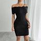 New One-shoulder Slim-fit Elegant And Slender Wrap Dress