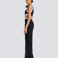 Bandage Dress European And American Shoulder Dress