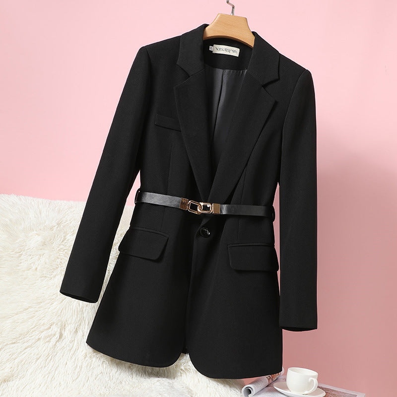 Veste de costume tube droite pour femme
