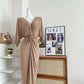 Summer Lazy Dress French Elegant Knitted Dress
