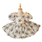Girls' Creative Simple Printing Dress