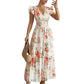European And American-style Printed Sleeveless Dress