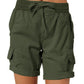 Women's Casual High Waist Cargo Shorts