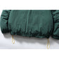 Outdoor White Duck Hooded Jacket Loose Down Jacket