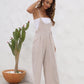 Women's Solid Color Casual Jumpsuit