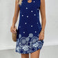 Womens Casual Printed Sleeveless Dress