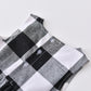 Robe à carreaux simple et décontractée pour fille