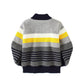 Pull polaire en coton pour enfant, cardigan en tricot, pur coton