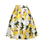 European And American Women's Clothing Vintage Printed Hepburn Floral Skirt