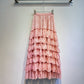 High Waist Heavy Industry Stitching Design Cake Dress