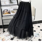 Bow Mesh Skirt Women's Mid-length