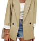 Women's Solid Color Small Suit One Piece Long Sleeve Spring And Autumn Blazer