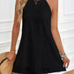 Pure Color Tied Sleeveless Casual Dress Women