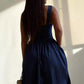 New Women's Fashion Casual Sleeveless Solid Color Waist Tight Dress