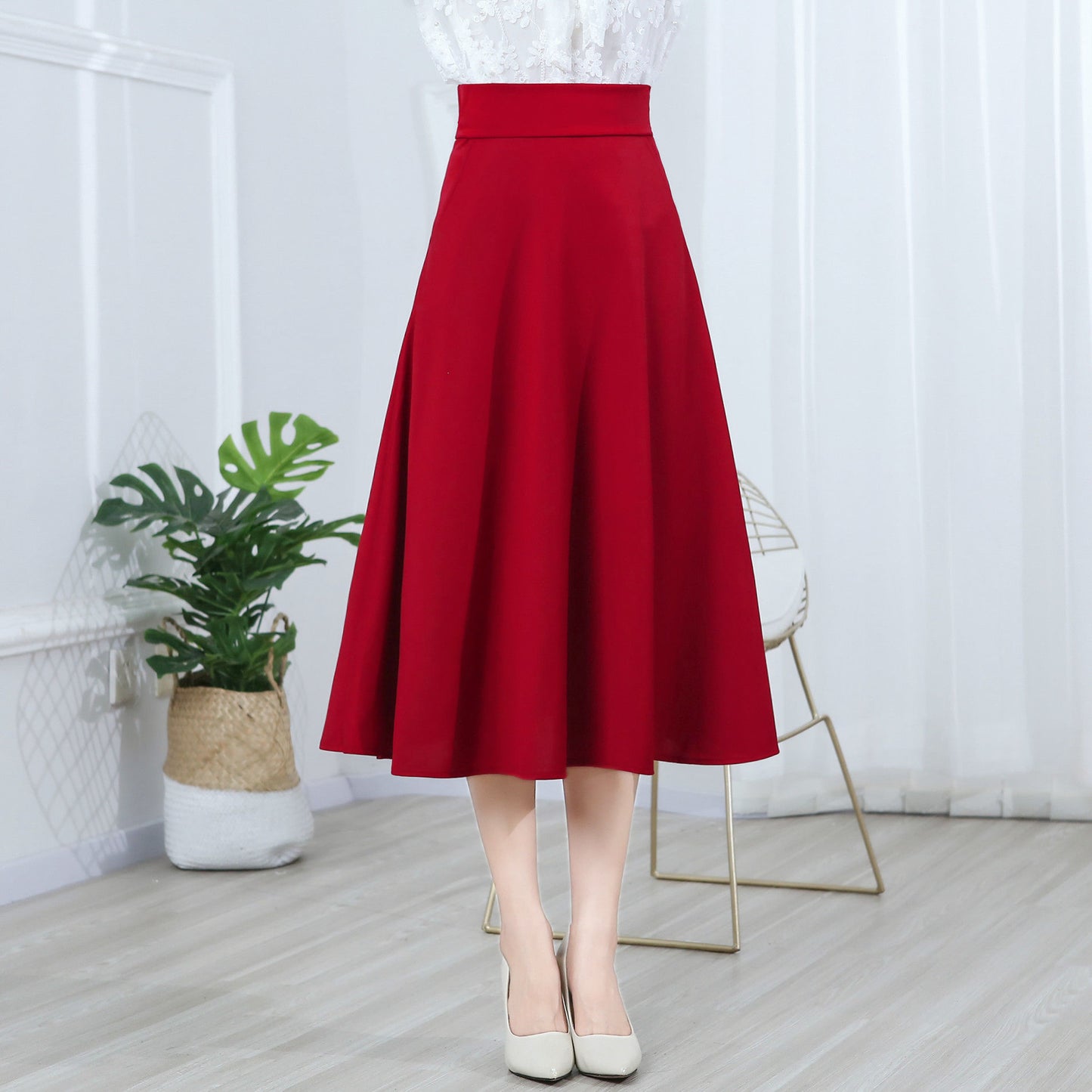 Women's Spring And Summer Plus Size High Waist Tutu Skirt