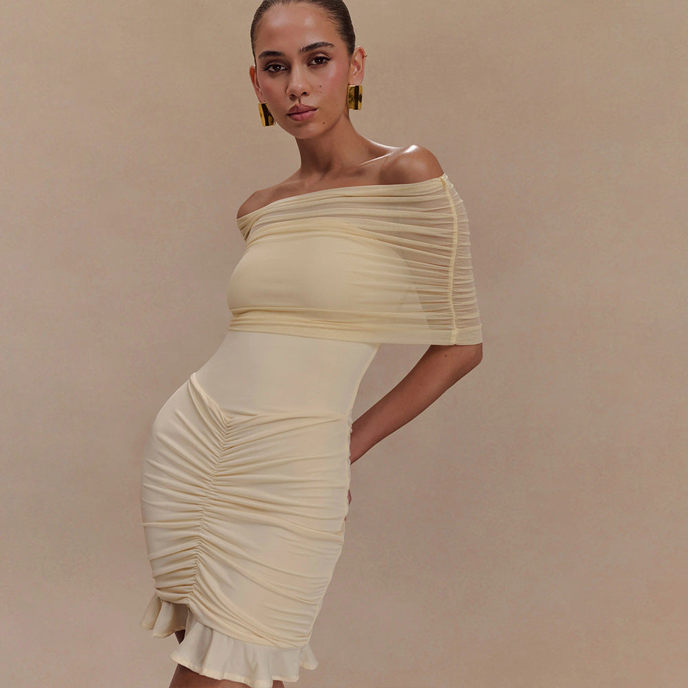 Sexy Off-shoulder Dress For Women In Europe And The US