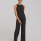 Combinaison pantalon à lacets tendance pour femme