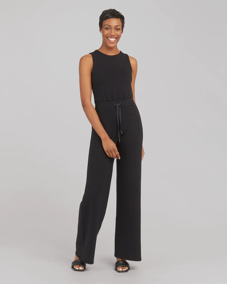 Combinaison pantalon à lacets tendance pour femme