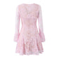 Lace Blouse Suspender Skirt Two-piece Set