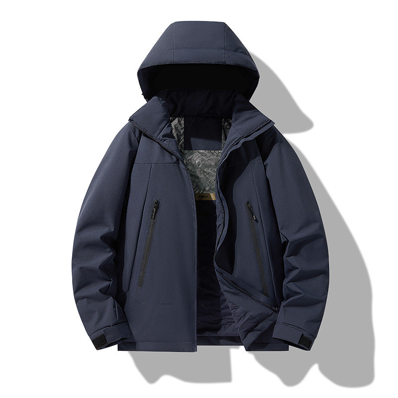 Manteau matelassé en coton pour couple, automne-hiver, pour hommes et femmes