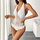 Women's Pure Color Halter Casual Jumpsuit
