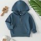 Children's Candy-colored Half-open Zipper Sweater Long Sleeve Hoodie