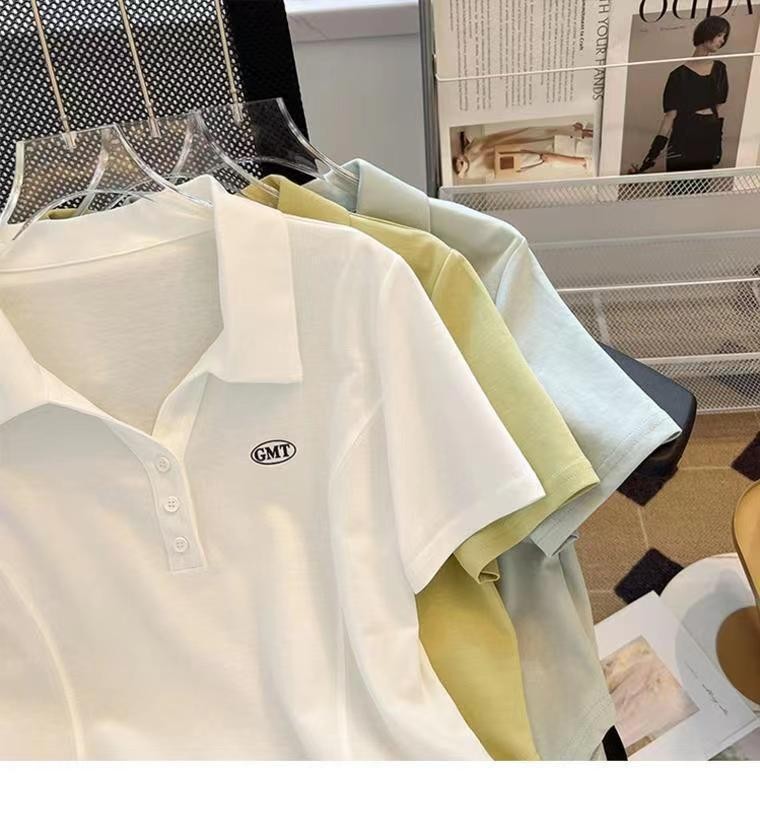 Irregular Curved Hem Short Sleeve T-shirt