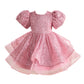 Girls Dress Sequined Short Puffy Tulle Skirt