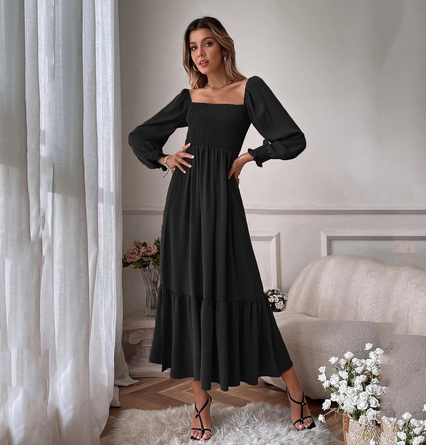 Women's Fashion Tight Temperament Commuter Dress
