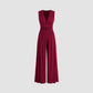 European And American New Sleeveless Knitted Jumpsuit