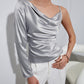 Solid Color Striped European And American Camisole Vest