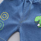 Boys' Short-sleeved Cartoon Casual Suit