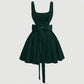Elegant, Aristocratic Butterfly-print Slip Dress