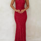 Fashionable Multicolor Halter Sleeveless Sequins Sequin Dress