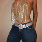 Women's Clothing Nightclub Low-cut Backless Underwaist