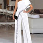 Wide Leg Pants With Fashionable Print Sideshow