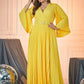 Women's Long-sleeved V-neck Dress