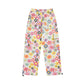 Harajuku Street Sweet Cool Style Flowers Full Printed Leisure Wide-leg Casual Pants