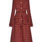 Ladies Tassel Lace-up Waist-tight Coat Jacket