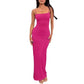 Backless Slim Fit Sheath Dress Women