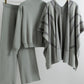 Casual Suit Women's Idle Style Knitwear Three-piece Set
